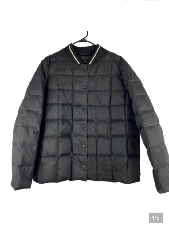 Trina Turk Jackets & Blazers - Trina Trina Turk Black Quilted Down Baseball Bomber Style Puffer Jacket Size M